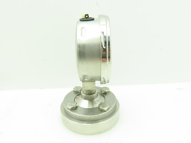 Wika Instrument 232.54 4 60PSI 1/2 L Flanged Process Connection Pressure Gauge