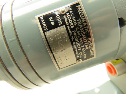 Moore 174S Pneumatic Air Pressure Transmitter M110015-1 0-6 IN H2O
