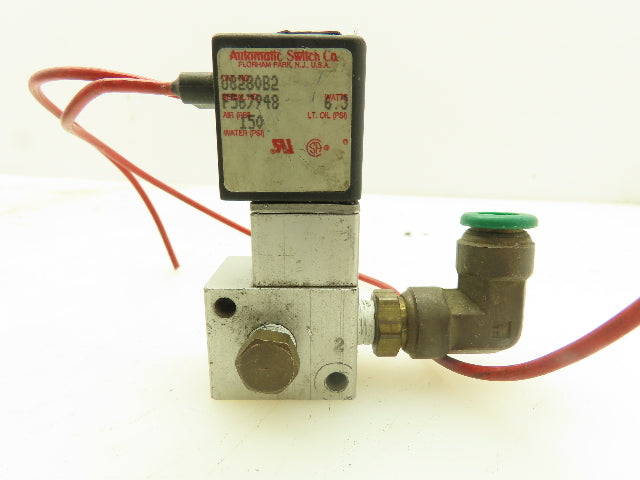 Automatic Switch U8280B2 Pneumatic Solenoid Valve 150PSI 120V 1/8"NPT LOT OF 3