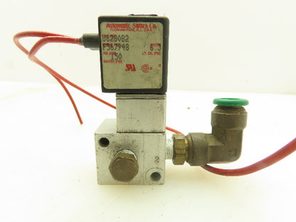 Automatic Switch U8280B2 Pneumatic Solenoid Valve 150PSI 120V 1/8"NPT LOT OF 3