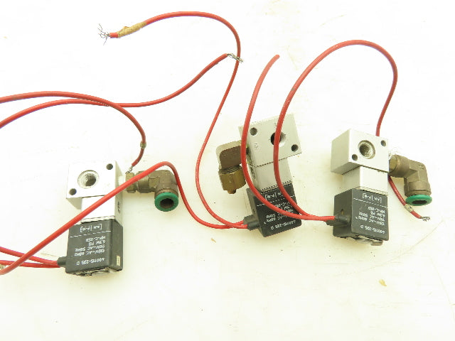 Automatic Switch U8280B2 Pneumatic Solenoid Valve 150PSI 120V 1/8"NPT LOT OF 3