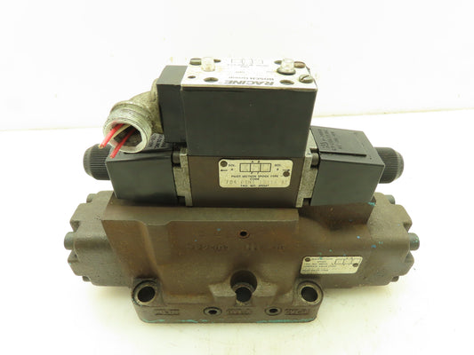 Bosch FD4 BSHS W06SA 62 Hydraulic Directional Solenoid Spool Valve 115V 3000PSI