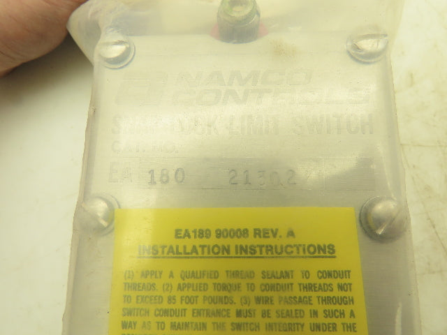 Namco EA180 21302 Rotary SNAP-LOCK Limit Switch EA180-21302