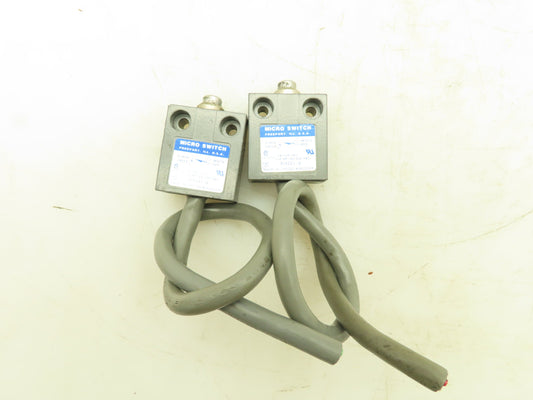 Micro Switch 914CEI-6 Top Plunger Limit Switch 5A 125/250V 1NO 1NC  Lot of 2