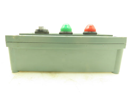 GE CR2940FC203A 2-Position Selector Switch 3.5"x 9"Enclosure  w/Light Indicator