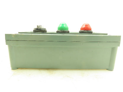 GE CR2940FC203A 2-Position Selector Switch 3.5"x 9"Enclosure  w/Light Indicator