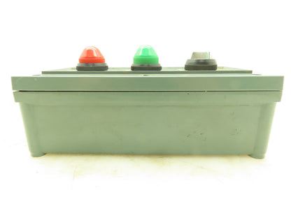 GE CR2940FC203A 2-Position Selector Switch 3.5"x 9"Enclosure  w/Light Indicator