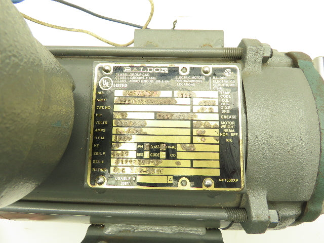 MR96101 Tigear 133 Speed Reducer Gearbox 10:1 R 5/8" LH 3Ph 460V 1/2Hp Motor Haz