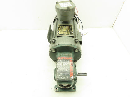 MR96101 Tigear 133 Speed Reducer Gearbox 10:1 R 5/8" LH 3Ph 460V 1/2Hp Motor Haz