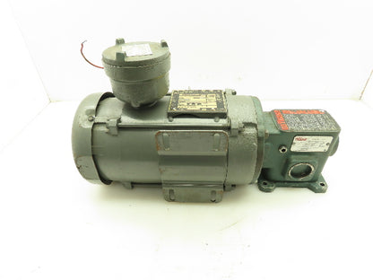 MR96101 Tigear 133 Speed Reducer Gearbox 10:1 R 5/8" LH 3Ph 460V 1/2Hp Motor Haz