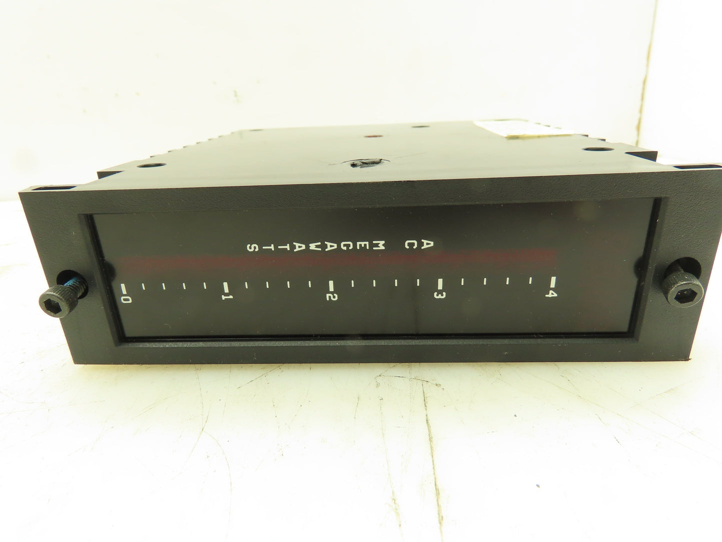 Dixson BB101AXTX10VDCV78843 AC Megawatt Meter 0-4 Edgewise Bargraph Indicator