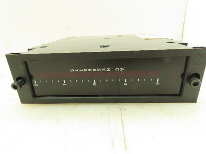 Dixson BB101AXTX10VDCV78843 AC Megawatt Meter 0-4 Edgewise Bargraph Indicator