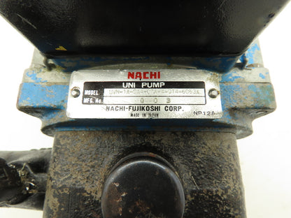 Nachi UNV-1A-0A4-07A Variable Hydraulic Vane Uni-Pump 3Ph .75kW 1Hp 220V Motor