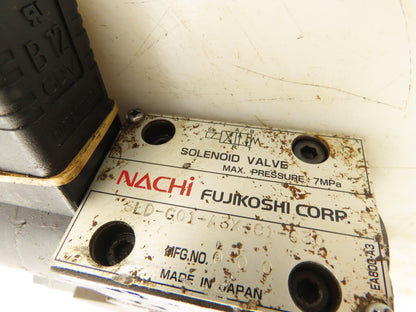 Nachi SLD-G01-A3X-C1-G30 Hydraulic Directional Solenoid Modular Valve Stack