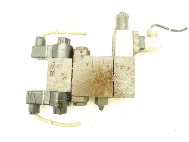 Nachi SLD-G01-E3X-C1-G30 Hydraulic Directional Dbl Solenoid Modular Valve Stack