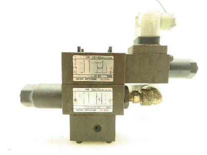 Nachi OCP-G01-A1-R-D2-30 Hydraulic Pressure Switch Modular Solenoid Valve Stack