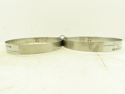 Clampco 95199-0700 Stainless Steel T-Bolt Expansion Clamp 1"W 7-1/4"ID LOT OF 2