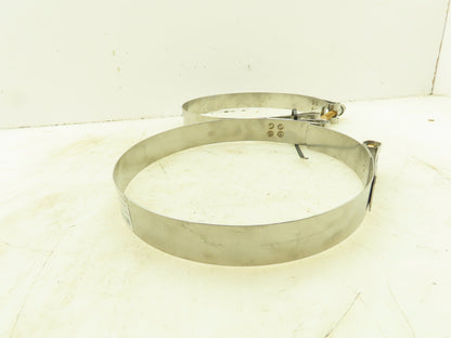 Clampco 95199-0700 Stainless Steel T-Bolt Expansion Clamp 1"W 7-1/4"ID LOT OF 2