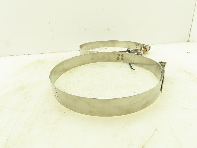 Clampco 95199-0700 Stainless Steel T-Bolt Expansion Clamp 1"W 7-1/4"ID LOT OF 2