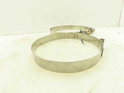 Clampco 95199-0700 Stainless Steel T-Bolt Expansion Clamp 1"W 7-1/4"ID LOT OF 2