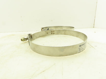Clampco 95199-0700 Stainless Steel T-Bolt Expansion Clamp 1"W 7-1/4"ID LOT OF 2