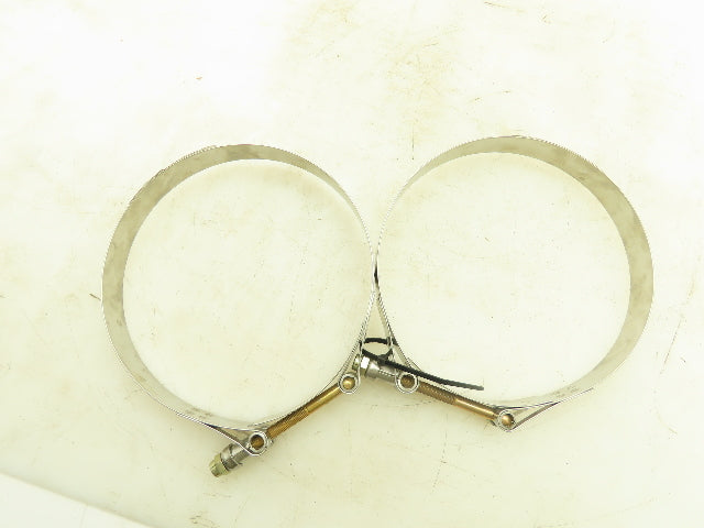 Clampco 95199-0700 Stainless Steel T-Bolt Expansion Clamp 1"W 7-1/4"ID LOT OF 2