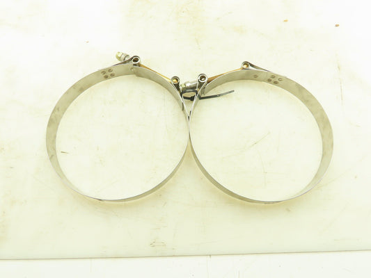 Clampco 95199-0700 Stainless Steel T-Bolt Expansion Clamp 1"W 7-1/4"ID LOT OF 2