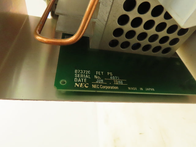 NEC CO378B PA Unit Amplifier Stainless Steel Enclosure w/Alarm Indicator CO388B