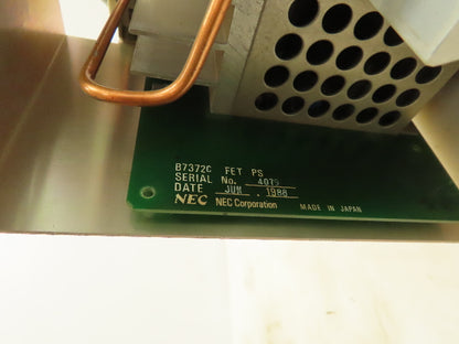 NEC CO378B PA Unit Amplifier Stainless Steel Enclosure w/Alarm Indicator CO388B