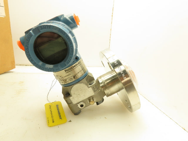 Rosemount 3051C Coplanar Pressure Transmitter Diaphragm Seal Sensor -20 -250" WC