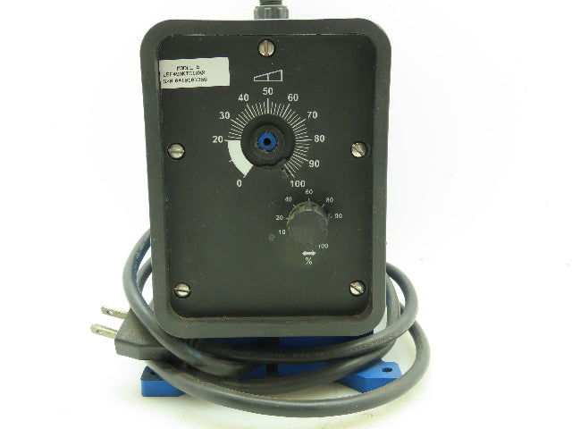 Pulsafeeder LEF4SAKTC1XXX Electronic Metering Pump 120V AC Motor No Tag