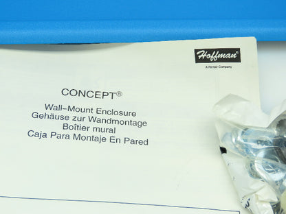 Hoffman Concept Electrical Enclosure Handle 24" x 20" x 8" Powercoated Backplate