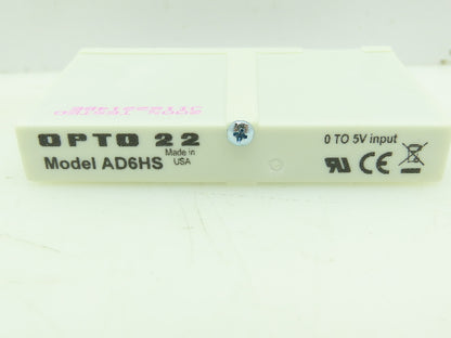 Opto 22 AD6HS Solid State Relay 0-5VDC Input High Speed