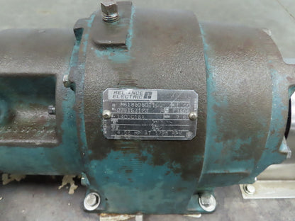 Tri Clover PRED25 Positive Displacement Pump Housing w/Reducer  1.5 Hp 1ph Motor