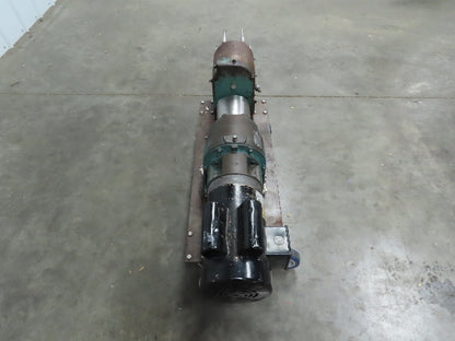 Tri Clover PRED25 Positive Displacement Pump Housing w/Reducer  1.5 Hp 1ph Motor