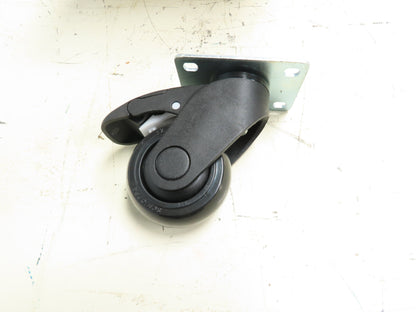 Manufacturers Supply 75MM Schioppa Swivel Caster W/Brake 3 x1-1/4" Wheel Lot of9