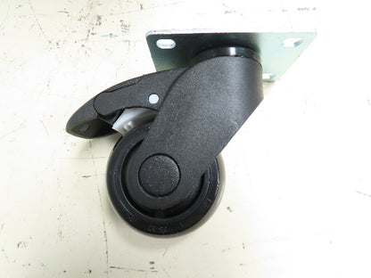 Manufacturers Supply 75MM Schioppa Swivel Caster W/Brake 3 x1-1/4" Wheel Lot of9