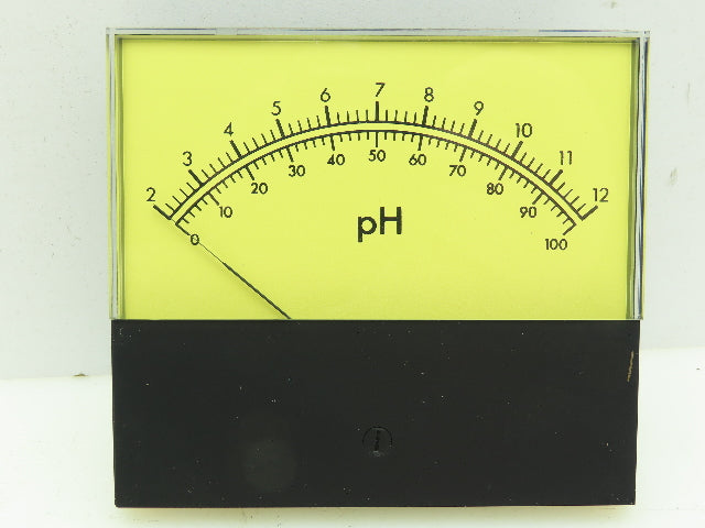 Crompton Instrument 047-01AA TE Connectivity  0-100/2-12 pH Panel Meter LOT OF 3