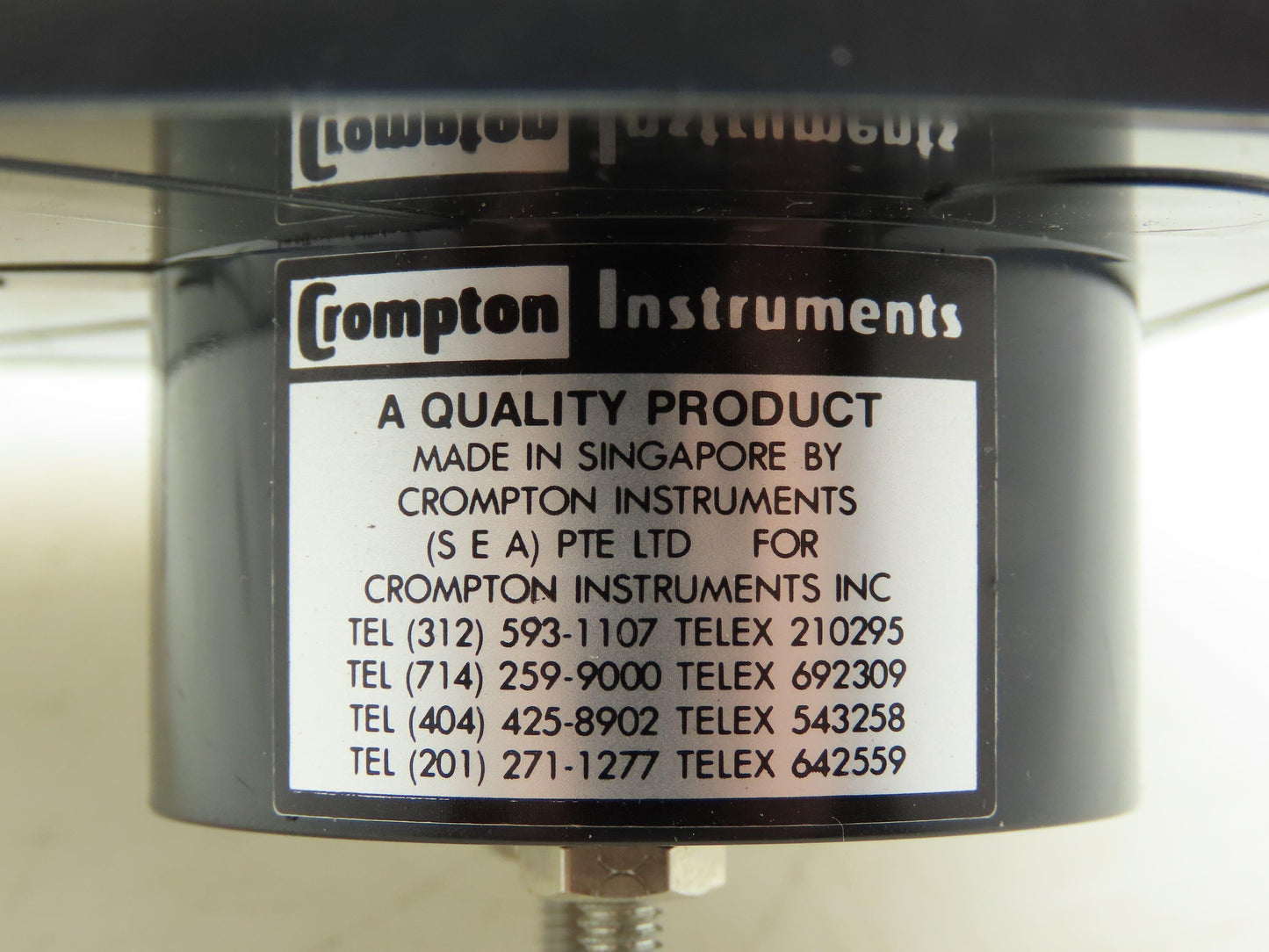 Crompton Instrument 047-01AA TE Connectivity  0-100/2-12 pH Panel Meter LOT OF 3