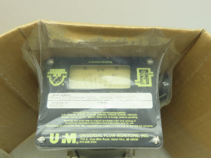 Universal Flow Monitors MN-IIB30GM-8-32V1.0-2NL-6D-10U 0 - 30 GPM Flow Meter