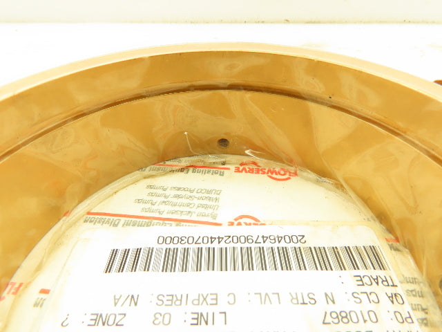 Flowserve 643775FJ Thrust Bearing  Deflector Ring Brass Insert 4.98" ID