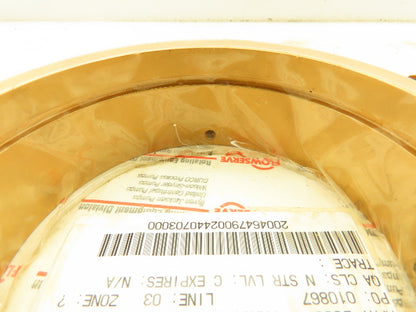 Flowserve 643775FJ Thrust Bearing  Deflector Ring Brass Insert 4.98" ID