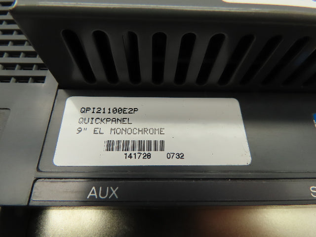 Ge QPI-MBP-201 Fanuc Quickpanel Total Control 9" HMI 120VAC PLC