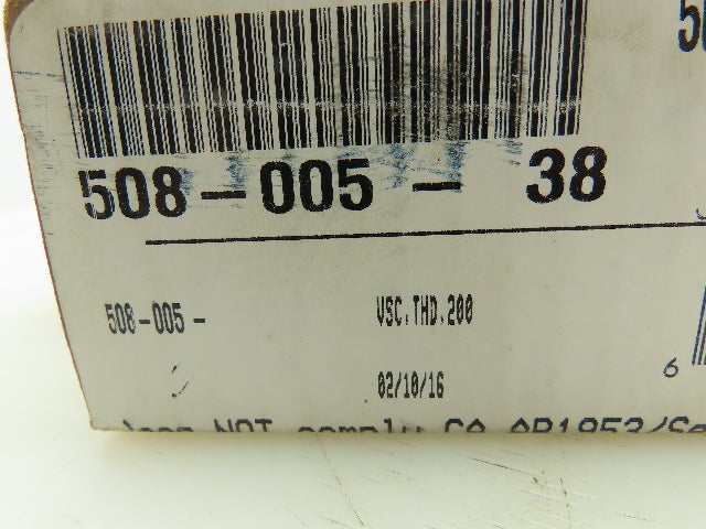 Milwaukee Valve 508-005-38 Swing Check Valve 3/8" 400 lb WOG 200 SWP Bronze Body
