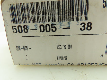 Milwaukee Valve 508-005-38 Swing Check Valve 3/8" 400 lb WOG 200 SWP Bronze Body
