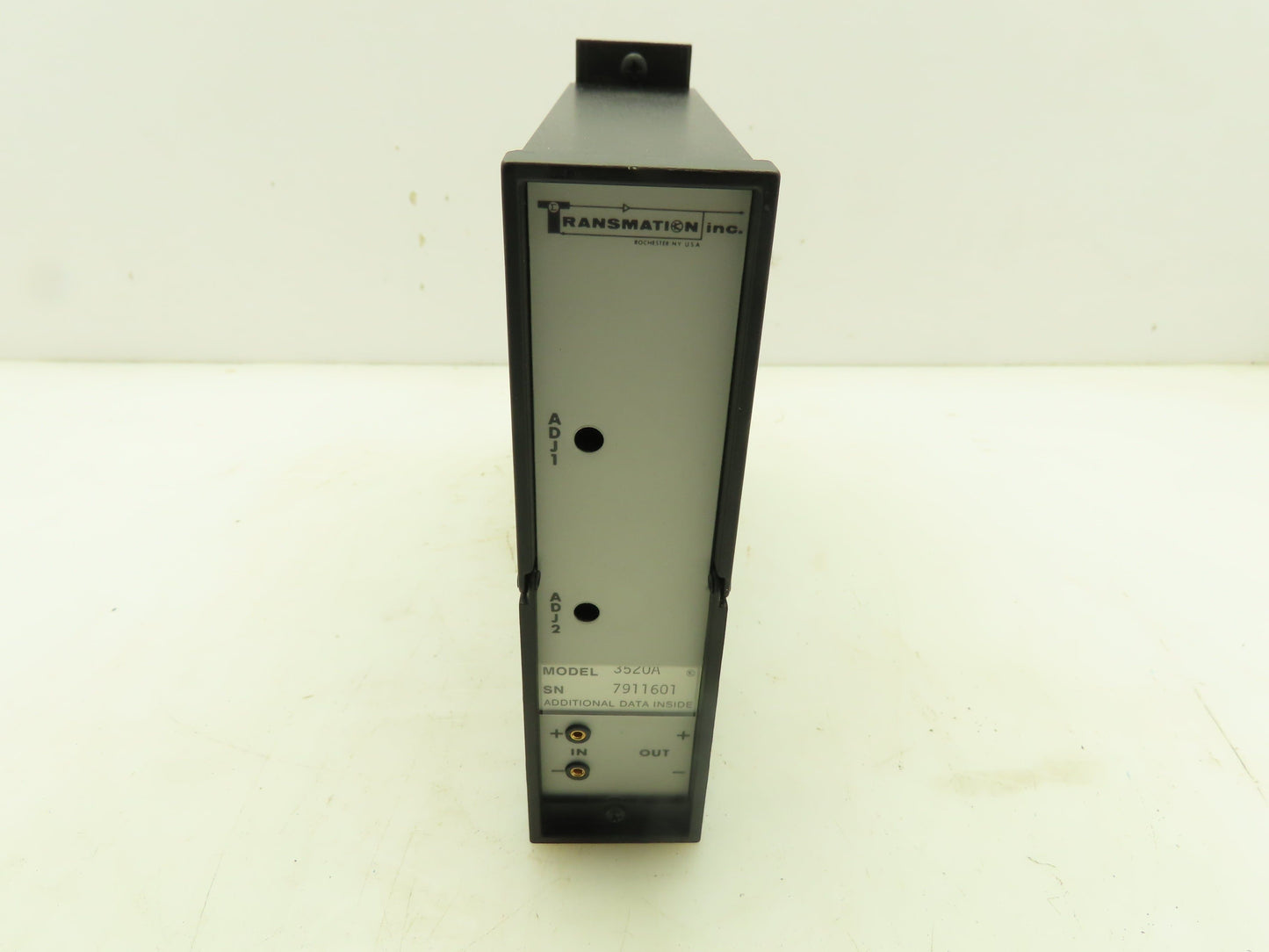 Transmation 3520A Quick-cal Adapter Keyset 120V Input 5A SPDT Relay Output