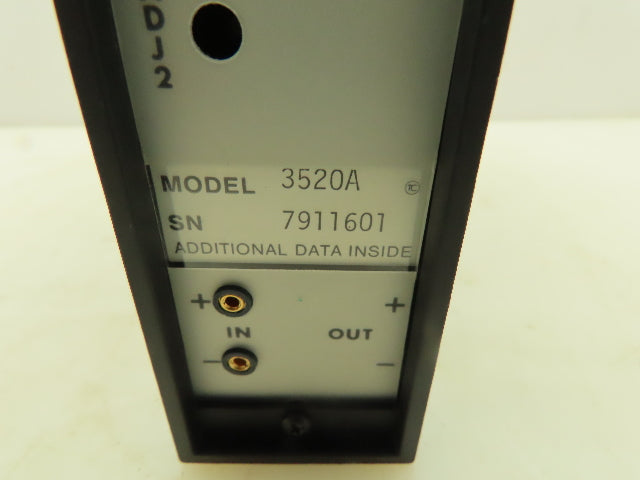 Transmation 3520A Quick-cal Adapter Keyset 120V Input 5A SPDT Relay Output