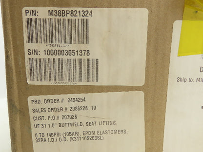 SPX FLOW Technology APV M38BP821324 UF31-1"-A Relief Valve 0-10 BAR, 0 - 145psi