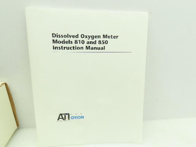 Orion Model 810 Dissolved Oxygen Meter NO PROBE SENSOR  222150-A01