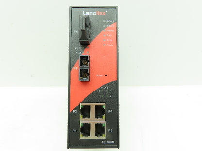 LanoLinx LNP-602N-MM 6-port Industrial Lite- Managed PoE Ethernet Switch
